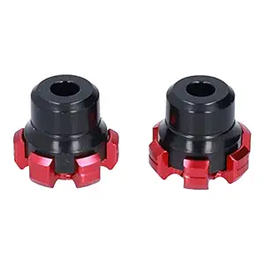 Wheel Crash Slider, Wheel Axle Protector CNC Aluminium Alloy for Bikes for Motorcycles(red)