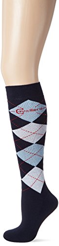 Covalliero Brescia Chaussettes Hautes d'équitation pour Femme, Femme, Reitstrümpfe Brescia, Bleu Nuit