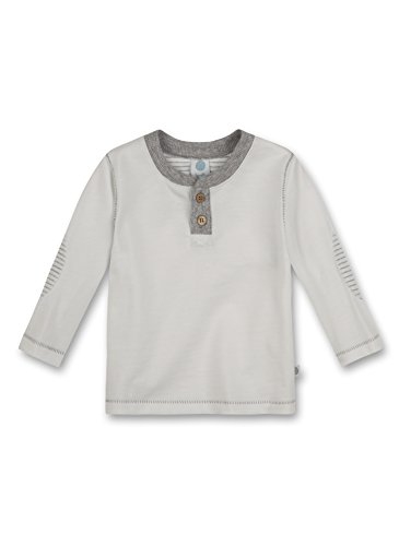 Sanetta Baby Boys 113474 Sweatshirt, White (white 10), 0-3 Months (Manufacturer size: 056)