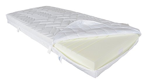 Sleep Tec – Matratzenbezug aus hochwertigem Doppeltuch – 100×200 cm – Höhe 24cm – weitere Größen und Höhen verfügbar – für Allergiker geeignet – abnehmbar – waschbar – als Ersatzbezug für alle Matratzenarten geeignet - 3