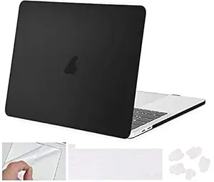 MOCA Hard Shell Skin Cover Case For Apple MacBook Air 13 (Matte Black) - 13.3 inch