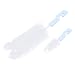 sourcingmap Milk Bottle Nipple Nozzle Tube Teat Cleaning Brush 2 in 1 Sky Blue