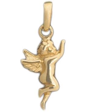 *333 Gelbgold Damen Kinder Anhänger Engel Schutzengel Glücksbringer*