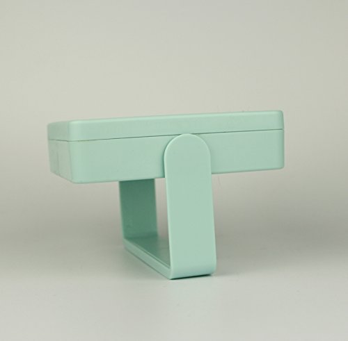 Glighone USB Ventilator Mini Standventilator Tischventilator Kleiner Lüfter mit 360° Halterung, sehr leise und kraftvoll, grün - 5