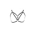 Produktbild DUOPHY Frauen Bandage BH Harness Elastic Sexy Body Bra