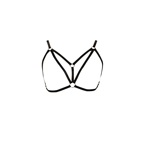 Preisvergleich Produktbild DUOPHY Frauen Bandage BH Harness Elastic Sexy Body Bra