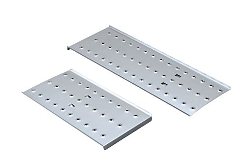 Hailo 7412-031 Alu Universalleiter 4×3 Sprossen mit Metall-Plattform - 7