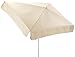 Produktbild Zangenberg Sonnenschirm Cuxhaven, natur, 185x120 cm Rechteckig, Gestell Eisen, Bespannung Polyester, 2.9 kg