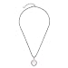 Produktbild Leonardo Jewels Jewels by Leonardo Damen-Ketten mit Anhänger & Anhänger Positano Edelstahl Glas Rosé Rosa Silber Perlmutt 50 cm Karabinerverschluss 016585