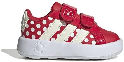 Adidas GRAND COURT DISNEY MINNIE MOUSE CF I Bebek Günlük Ayakkabı KI9184 Kırmızı