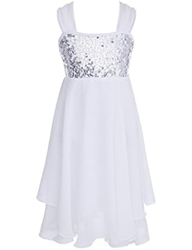 YiZYiF Kinder Ballettanzug Ballett Tütü Trikot Mädchen Wunderschönes Ballettkleid Prinzessin Kleid mit Pailletten