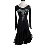 Elegantes Tanzkleid - kann als lateinisches Kleid, Tangokleid, Rumba und andere Tanzkostüme oder Übungskleider verwendet werden, die sexy und elegant tragen, ist ein sehr modisches Tanzkleid.