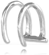 INOKI False piercing lip double ring - Diameter 7 mm