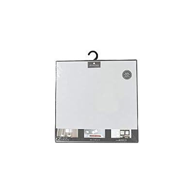 AC-Déco Lot de 2 miroirs carrés adhésifs - 40 x 40 cm - Verre