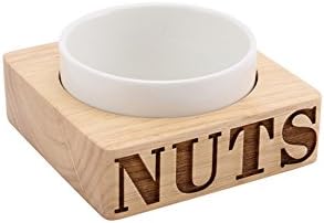 CGB Giftware Loft Nuts Carved Wood Ceramic Bowl Set (One Size) (Wood)