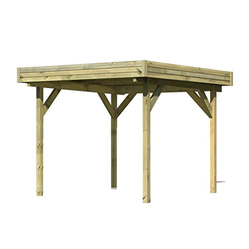 Preisvergleich Produktbild KARIBU. Flachdachpavillon 1