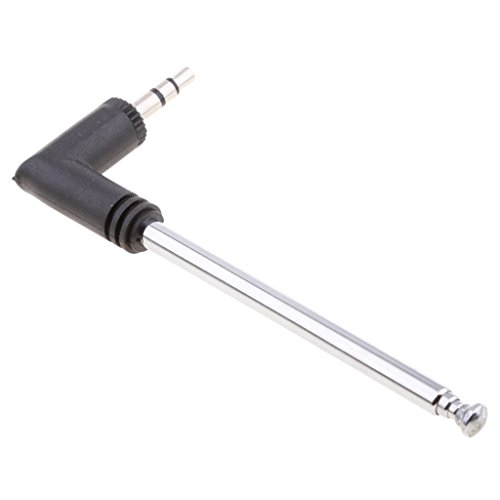 Dolity 3.5mm AM FM Radio Antenna con 4 Sezione per Smartphone Cellulare