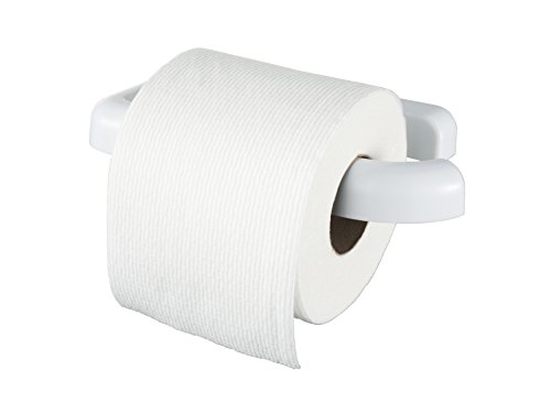 Haceka 1137994 Yoly Toilettenpapierhalter ohne Deckel, Duroplast-Kunststoff, Weiß