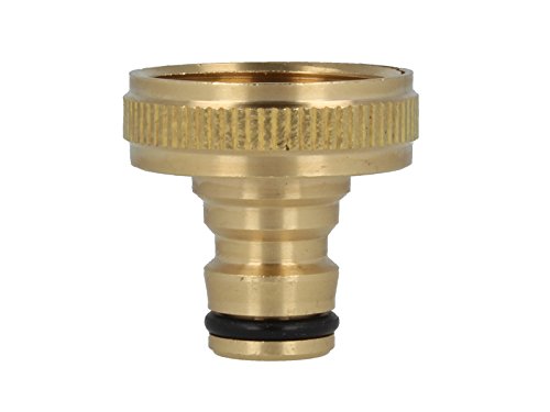 tecuro Hahnanschlussstück mit Steckkupplung und 1 Zoll Innengewinde - ms-blank