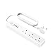Price comparison product image WiFi Smart Power Strip with 3 AC 4 USB Ports Meross Smart Power Strip Work with Alexa Google Assistant and IFTTT Remote Control Voice Control