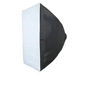 NEOHOOK Photo Studio 20x28/50x70cm Rectangular Umbrella Type Speedlite Softbox for Portraitsand Video Shooting - Black & White Compatible with Four Bulb Holder