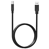 Premium tipo B Cable USB 3.0 diseñado con conectores de alivio de tensión moldeado para mayor durabilidad y agarre peldaños para facil enchufar y desenchufar