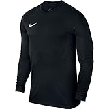 Lavable a maquina a 40° C Nike LS Park Vi JSY Camiseta de Manga Larga, Hombre, Negro (Black/White), L