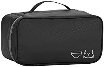 Packing Organizer Underwear Bag for Bras,Knickers,Lingerie Travel Bra Organizer Bag(Black)