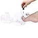 MAKARTT® Mani Pedi Nail Station Manicure Pedicure Set Nail Art Base Nail Polish Holder Stand with Accessory Holder and Multi-angle Rest