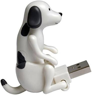 USB Humping Dog Novelty Nerd Geek Stocking Filler Gift (Black and White)