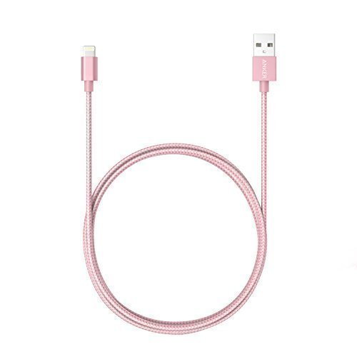 iPhone Charger, Anker 1.8 m(6ft) iPhone Cable Nylon Braided USB Cable with Lightning Connector [Apple MFi Certified] for iPhone iPhone X / 8 / 8 Plus / 7 / 7 plus / 6s / 6s Plus / 6 / 6 plus , iPad Air 2 and More