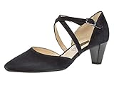 gabor riemchensandalen schwarz Gabor 81.363 Gabor Fashion Damen Pumps,Riemchen Pumps,Pumps (GO),Absatzschuhe,Sandaletten,überkreuzte Riemchen,elegant,fein,feminin,Damen-Schuhe,Frauen