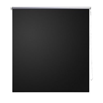 VIDAXL Store enrouleur occultant noir 40 x 100 cm