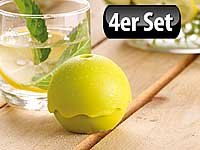 infactory Silikon-Eisform für trendige „Ice Balls“, 4er-Set - 7