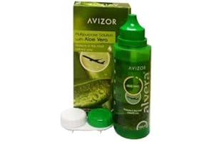 ‎AVIZOR AVIZOR Alvera Kontaktlinsenflüssigkeit 1 × 100 ml im Etui. Lösung zur Reinigung und Desinfektion aller Arten von weichen Kontaktlinsen. Reiseformat.