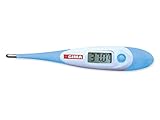 Gima - Flexi Jumbo Digital Thermometer, ° C, Hanging Box, Flexible Tip, Waterproof, with Fever Alarm, for Adults and Children.