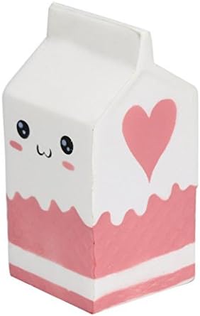 1pcs Jumbo Colossal Kiibru Cone Squishy Super Slow Rising Scented Ice Cream Toys Bread BabyToys (milk bag)