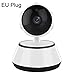 Produktbild jianmeijiajuyouxiangongsi Drahtlose Sicherheitskamera WiFi Smart Home Praktische praktische Familie Video Überwachungsmonitor - Weiß * EU-Stecker