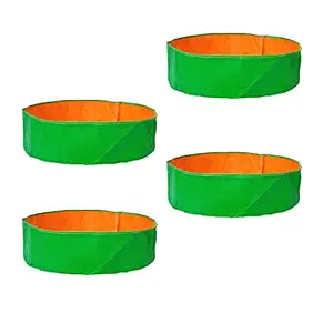 MARKIV Spinach Terrace Gardening Grow Bags for Vegetables (Pack of 4) (12 inch x 6 inch)