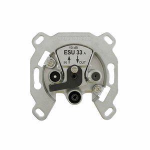 Preisvergleich Produktbild Kathrein Antennendose SAT, TV, UKW ESU 33 Unterputz Durchschleifdose