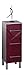 Produktbild Kesper Badmöbel 3592910303801000 Unterschrank Siena, 3 Auszüge, 87 x 30 x 31,3 cm, alu / rot