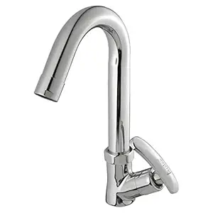 Acetap Alive Series Brass Swan Neck Tap, Chrome Plating, Chrome Finish