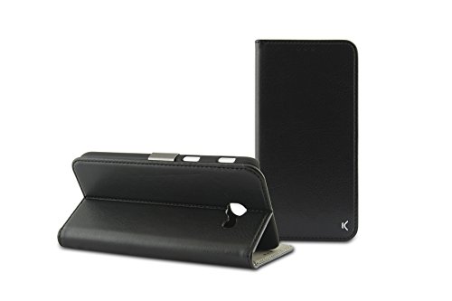 Ksix B8585FU20 - Funda Folio Standing con Cierre magn  tico para Samsung Galaxy A5 2017  Color Negro