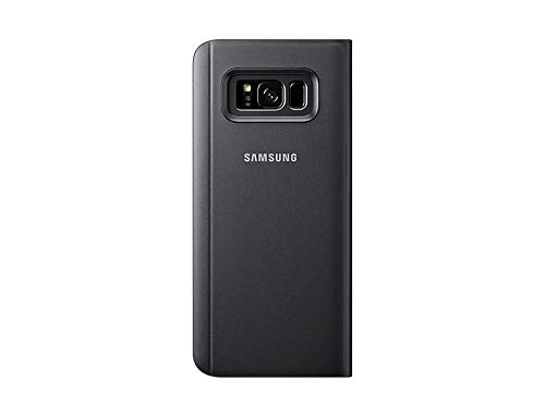 Samsung S8  Clear View Standing  Funda para smartphone Samsung Galaxy S8 Plus  Negro- Version espa  ola