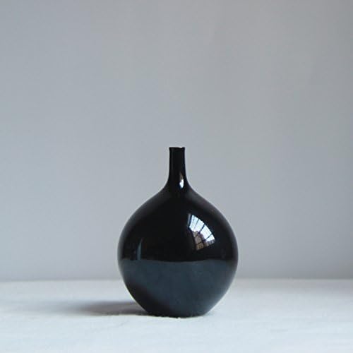 Maivas Ceramic Ornaments Decoration Vase Dry Flowers Simple White Office,Black Dwarf