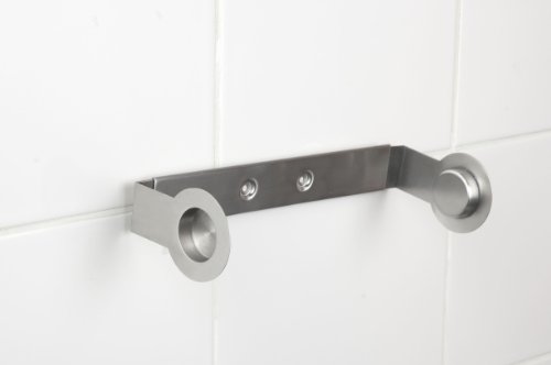 Wenko 2318100 Universal Küchenrollenhalter Cerri, Edelstahl rostfrei, 21-33 x 6 x 9 cm, Silber matt - 3