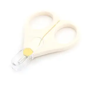 NIRVA WITH DEVICE OF WOMEN PICTURE Newborn Kids Baby Safety Manicure Nail Cutter Clippers Scissors in White Color