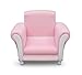 Delta Children Upholstered Chair (Pink)