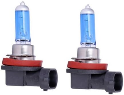 H11 (711) 55w Super White Xenon Look/Effect Upgrade Headlight Bulbs 12V