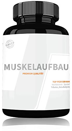 Preisvergleich Produktbild Muskelaufbau - 120 Kapseln - Anabole - Spezialmischung - Testoschub - Schneller effizienter Muskelaufbau plus sicherer und Natürlicher Testosteron Booster für mehr Kraft, Ausdauer und Power